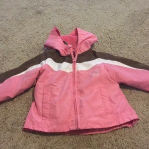 Toddler girl double lined jacket